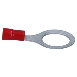 Cembre RF-M12 terminal de cabo em anel isolado M12 vermelho