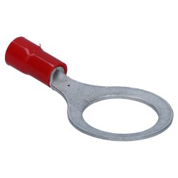 Cembre RF-M12 terminal de cabo em anel isolado M12 vermelho