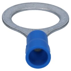 Cembre BF-M12 žiedinė kabelio antgalis, izoliuotas M12 mėlynas