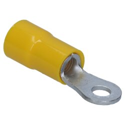 Cembre GF-M3.5 gredzenveida kabeļa uzgaļa izolēta M3.5 dzeltena