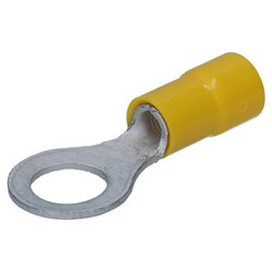 Ringkabelschuhe Ringösen gelb M10 teilisoliert 4-6mm² Industriequalität 25 St 