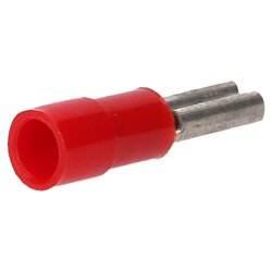 Cembre RF-F305 Flachsteckhülse 2,8x0,5 rot 0,25-1,5mm²  teilisoliert