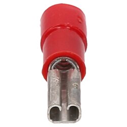 Cembre RF-F305 ploščata posoda 2,8x0,5 rdeča 0,25-1,5 mm² delno izolirana