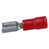 Cembre RF-F608 flat receptacle 6,3x0,8 red 0,25-1,5mm² partly insulated