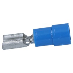 Gniazdo płaskie Cembre BF-F408 4,8x0,8 niebieskie 1,5-2,5mm² częściowo izolowane