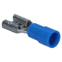 Cembre BF-F608 plakana tvertne 6,3x0,8 zila 1,5-2,5 mm² daļēji izolēta