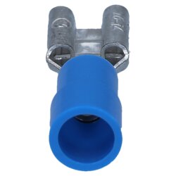 Cembre BF-F608 plakana tvertne 6,3x0,8 zila 1,5-2,5 mm² daļēji izolēta