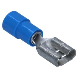 Cembre BF-F608 plakana tvertne 6,3x0,8 zila 1,5-2,5 mm² daļēji izolēta