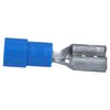 Cembre BF-F608 Flachsteckhülse 6,3x0,8 blau 1,5-2,5mm²  teilisoliert