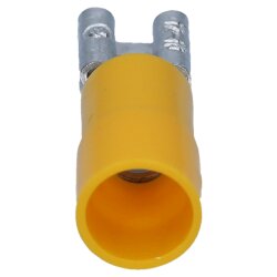 Cembre GF-F608 flat receptacle 6.3x0.8 yellow 4-6mmÂ² partially insulated