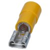 Cembre GF-F608 flat receptacle 6.3x0.8 yellow 4-6mmÂ² partially insulated