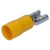 Cembre GF-F608 flat receptacle 6.3x0.8 yellow 4-6mmÂ² partially insulated