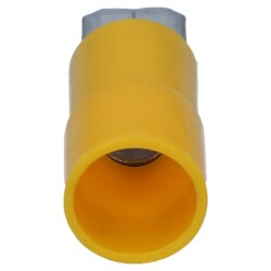 Cembre GF-M608 plochý konektor 6,3x0,8 žlutý 4-6mm² částečně izolovaný