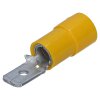 Cembre GF-M608 flat plug 6,3x0,8 yellow 4-6mm² partly insulated