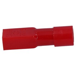 Cembre RF-F308P flat receptacle 2,8x0,8 red...
