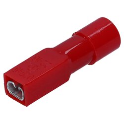 Cembre RF-F308P flat receptacle 2,8x0,8 red 0,25-1,5mm²...