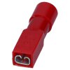 Cembre RF-F308P flat receptacle 2,8x0,8 red 0,25-1,5mm² fully insulated
