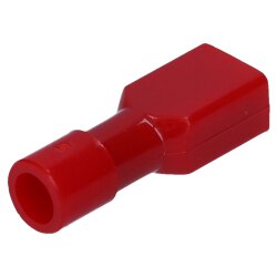 Cembre RF-F405P Flachsteckhülse 4,8x0,5 rot 0,25-1,5mm²  vollisoliert