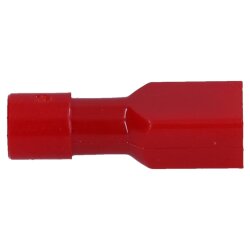 Cembre RF-F408P fladstik 4,8x0,8 rød 0,25-1,5mm² fuldt isoleret