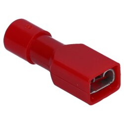 Cembre RF-F408P fladstik 4,8x0,8 rød 0,25-1,5mm² fuldt isoleret