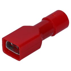 Cembre RF-F408P flat receptacle 4,8x0,8 red...