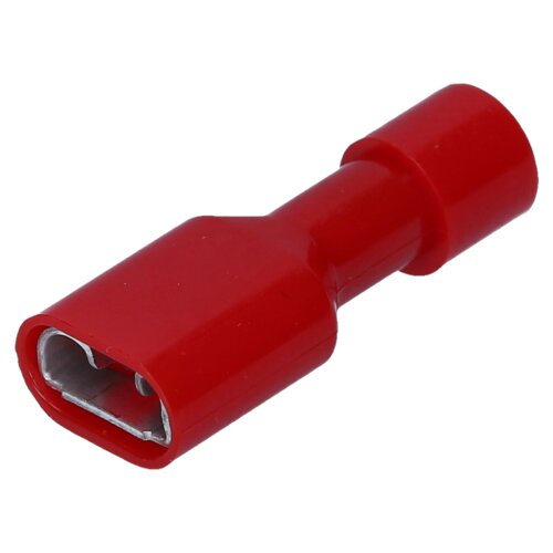 Cembre RF-F608P Flachsteckhülse 6,3x0,8 rot 0,25-1,5mm² vollisoliert