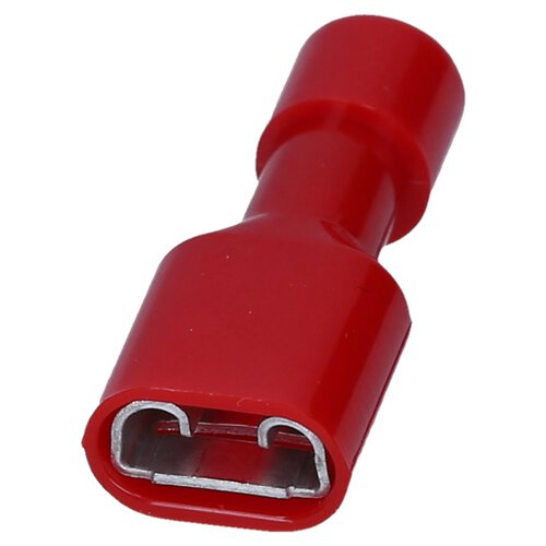 Cembre RF-F608P flat receptacle 6,3x0,8 red 0,25-1,5mm² fully insulated