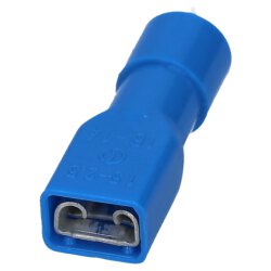 Cembre BF-F408P flat receptacle 4,8x0,8 blue...