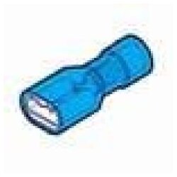 Cembre BF-F608P Flachsteckhülse 6,3x0,8 blau 1,5-2,5mm²  vollisoliert