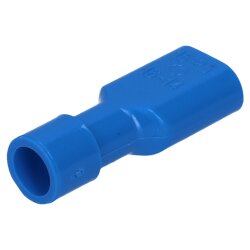Cembre BF-F608P Flachsteckhülse 6,3x0,8 blau 1,5-2,5mm²  vollisoliert