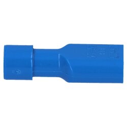 Cembre BF-F608P Flachsteckhülse 6,3x0,8 blau 1,5-2,5mm²  vollisoliert