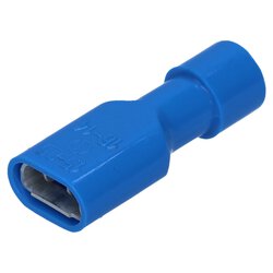 Cembre BF-F608P flat receptacle 6,3x0,8 blue...