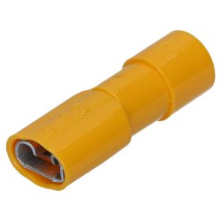 Cembre GF-F608P flat receptacle 6,3x0,8 yellow...
