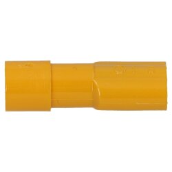 Cembre GF-F608P Flachsteckhülse 6,3x0,8 gelb 4-6mm²  vollisoliert