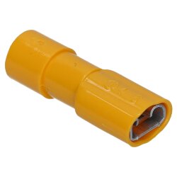 Cembre GF-F608P Flachsteckhülse 6,3x0,8 gelb 4-6mm²  vollisoliert