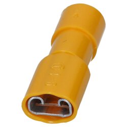 Cembre GF-F608P flat receptacle 6,3x0,8 yellow...