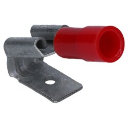 Cembre RF-FM608 dobbel flat koblingshylse 6,3 x 0,8 rød 0,25-1,5 mm² delvis isolert