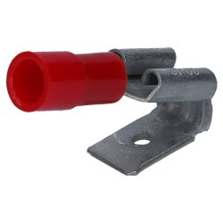 Cembre RF-FM608 dobbel flat koblingshylse 6,3 x 0,8 rød 0,25-1,5 mm² delvis isolert