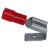 Cembre RF-FM608 Doppelflachsteckerhülse 6,3 x 0,8 rot 0,25-1,5mm²  teilisoliert