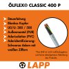 Lapp 1312207 Ölflex Classic 400 P Steuerleitung 7x1 mm² grau mit Schutzleiter PUR Kabel UV-beständig