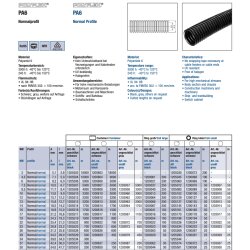Schlemmer 1205269 Corrugated pipe slotted NW 26 black