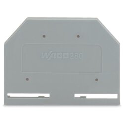 Wago 280-301 Abschlussplatte 2,5mm grau