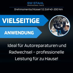 SW-Stahl 03814L Drehmomentschlüssel, 1/2", 40-200 Nm
