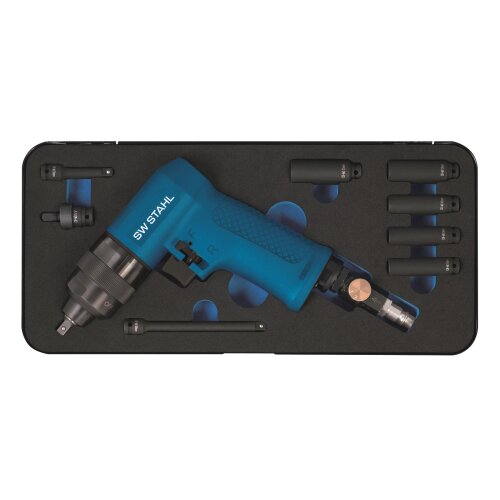 Pnevmatski udarni vijačnik SW-Stahl S3224, 1/4" cola, 9 kosov