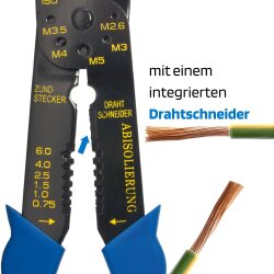 SW-Stahl 42501L upínací kleště na kabelová oka, pro neizolované konektory