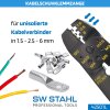SW-Stahl 42501L upínací kleště na kabelová oka, pro neizolované konektory