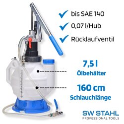 SW-Stahl 24032L oliepåfyldningsanordning, 7,5 l