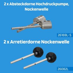 Conjunto de ferramentas de ajuste de motor SW-Stahl 26169L, VAG