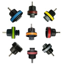 SW-Stahl 21000L radiatora spiediena instrumentu futrālis, 0-2,5 bar, 18 gab.