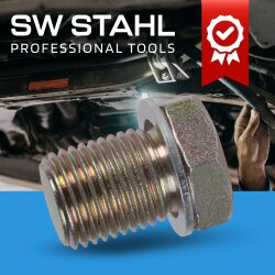 SW-Stahl 03011L Schraube mit Aludichtung, M15 x 1,5